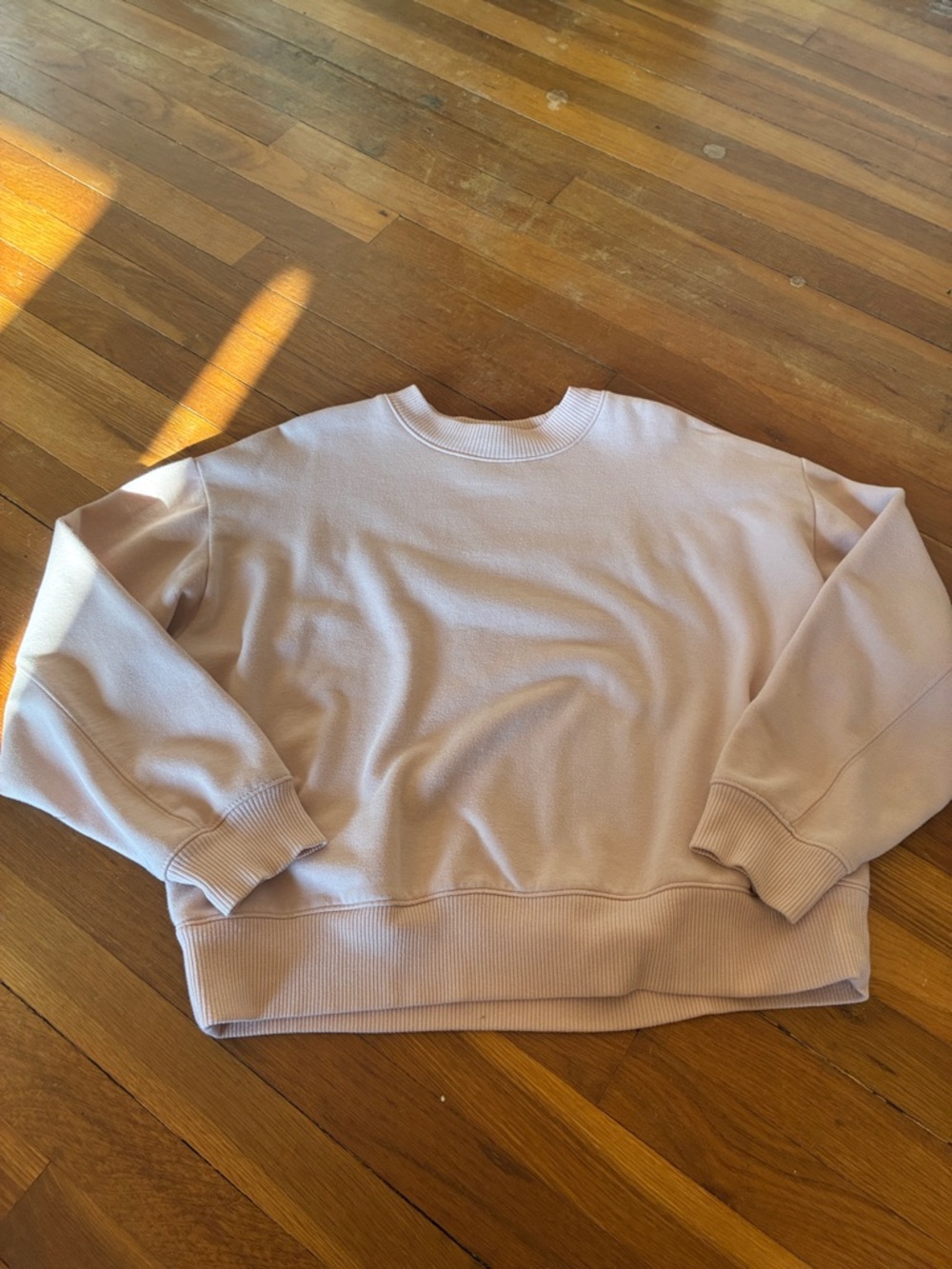 A New Day Blush Pink Crew / Mockneck Sweatshirt